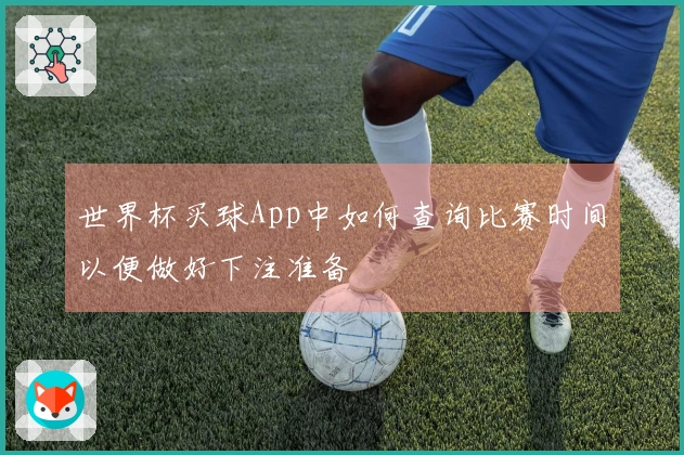 世界杯买球App中如何查询比赛时间以便做好下注准备