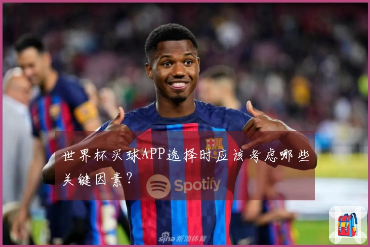 世界杯买球APP选择时应该考虑哪些关键因素？