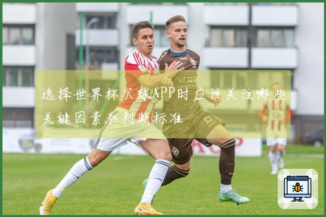 选择世界杯买球APP时应该关注哪些关键因素和判断标准