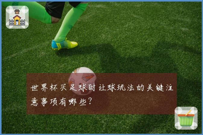 世界杯买足球时让球玩法的关键注意事项有哪些？